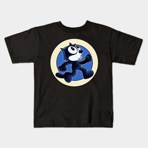 Felix the cat Kids T-Shirt by sspicejewels